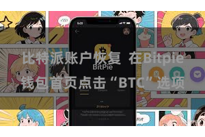 比特派账户恢复  在Bitpie钱包首页点击“BTC”选项
