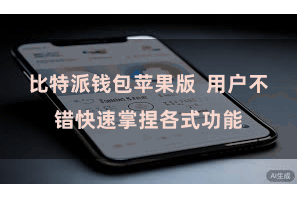 比特派钱包苹果版  用户不错快速掌捏各式功能