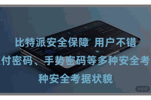 比特派安全保障  用户不错成就支付密码、手势密码等多种安全考据状貌